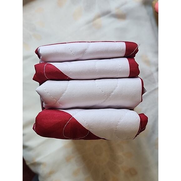 Mainstays Classic Brick Star Shams 2 pc Standard Queen Quilted Geometric - Picture 8 of 9